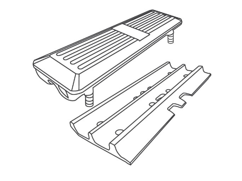 TEJA GOMA TRABBER BOLT-ON PASO 190 X 600